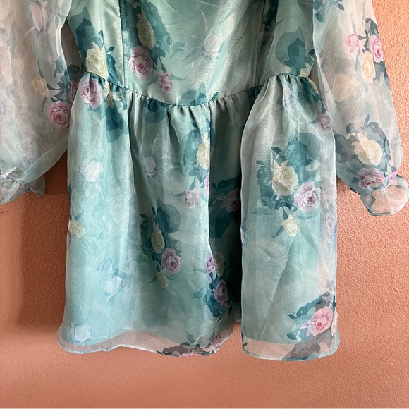 Fashion Nova Meant to Be Chiffon Mini Dress Size 3X NWT - Picture 4 of 10